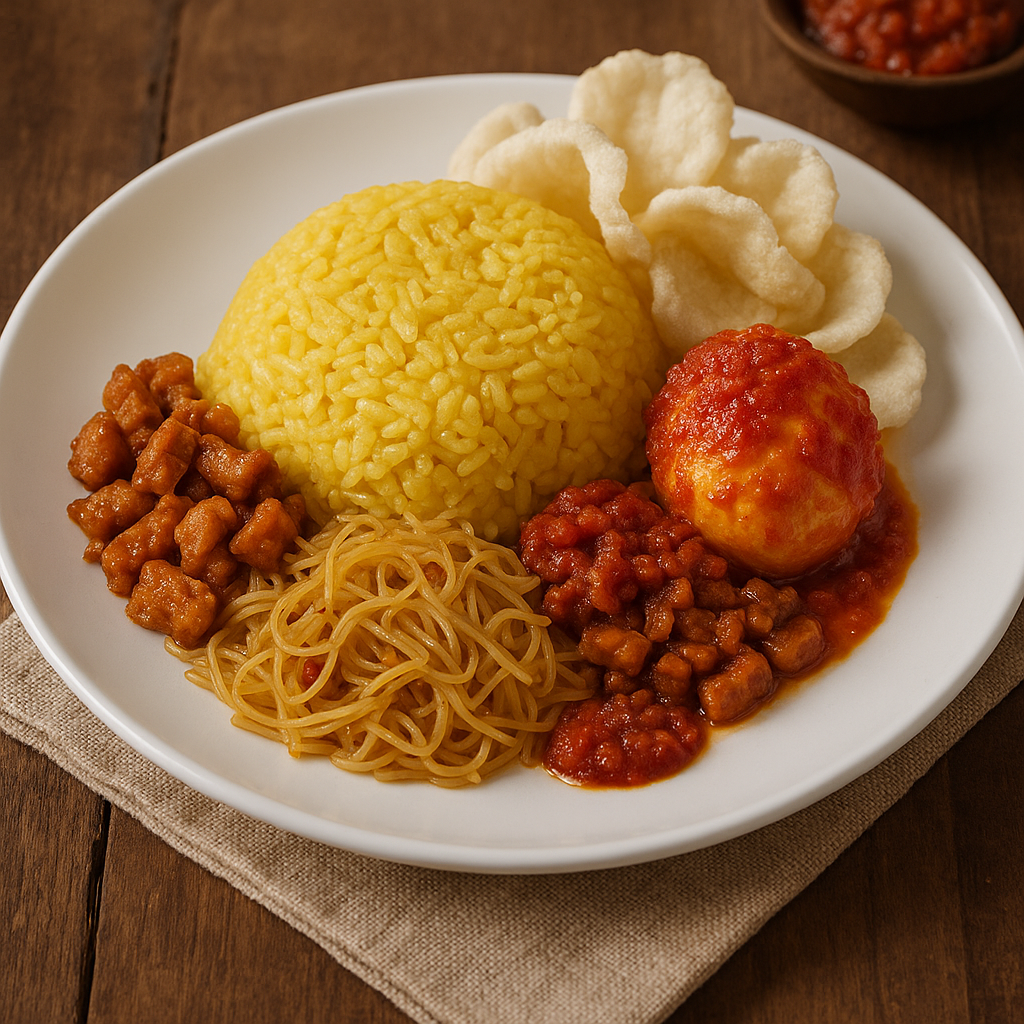 Nasi Uduk Komplit